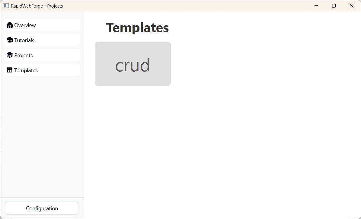 Tutoriales de RapidWebForge